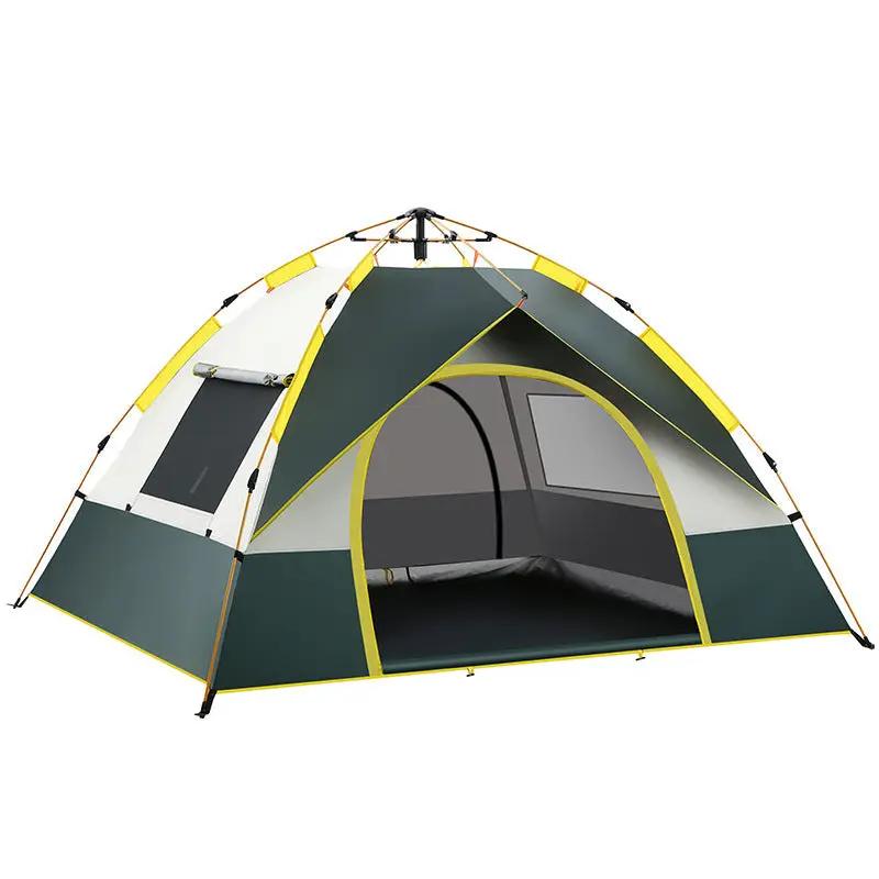 Tente de camping extérieure 2 personnes Pratique et respirante Tente d'urgence à ouverture rapide entièrement automatique
