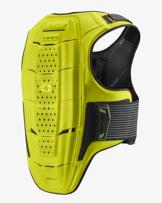 Sport Vest Hi-Viz Spine Protection EVS Sports neon-yellow with black strap on Tampa Home & Garden Store