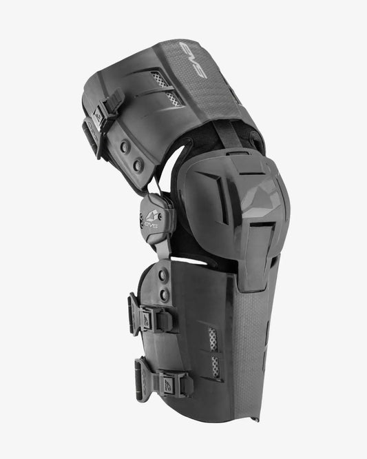 RS9 Knee Brace by EVS Sports with Tru Motion hinges, black shell and adjustable straps on Tampa Home & Garden Store