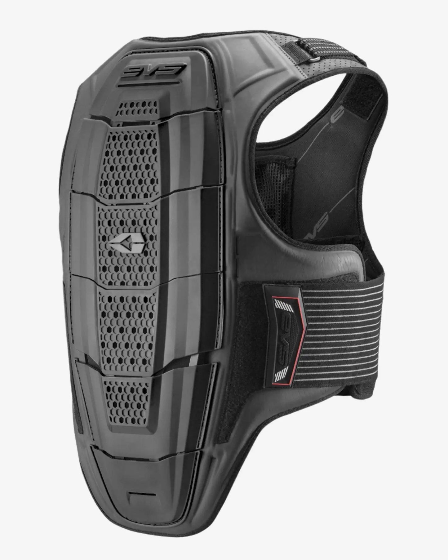 Sport Vest with Spine Protection by EVS Sports, black low-profile motorcycle protective gear on Tampa Home & Garden Store