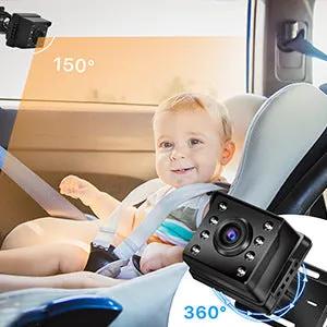 4.3-inch car baby monitor 1080P mirror, VIP Digital Presence camera kit in car with baby on Tampa Home & Garden Store