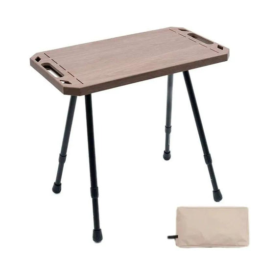 Folding picnic table with adjustable height top and metal legs; beige carry bag VIP Digital Presence on Tampa Home & Garden Store
