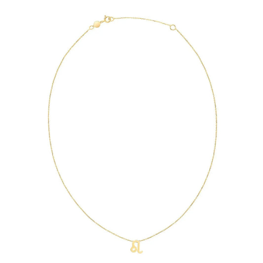 14K yellow gold Leo necklace with 18 inch chain by Bids on Tampa Home & Garden Store
