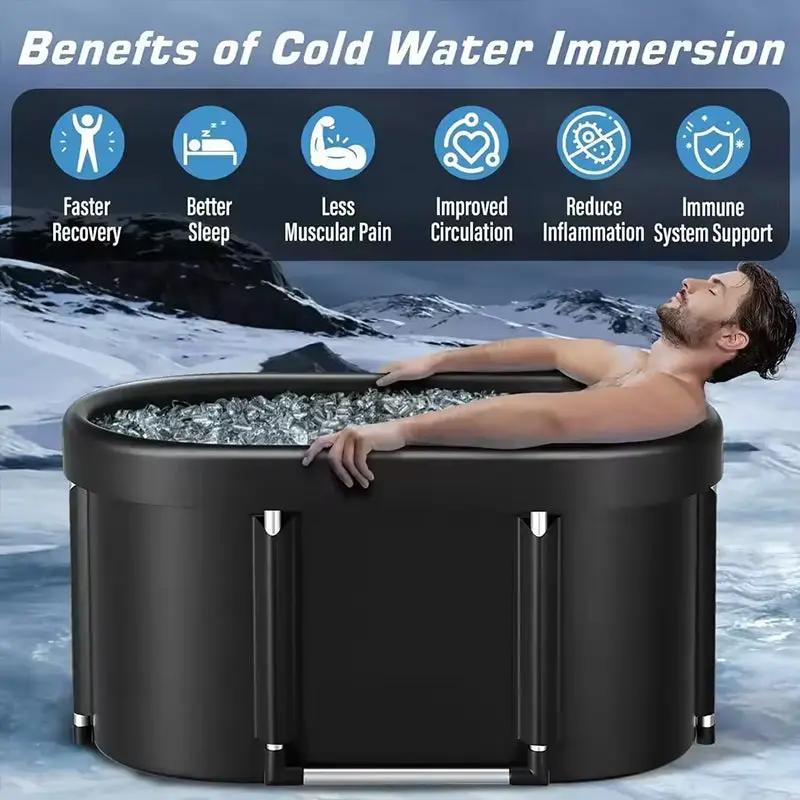 Portable Oval Ice Therapy Bath for Recovery
