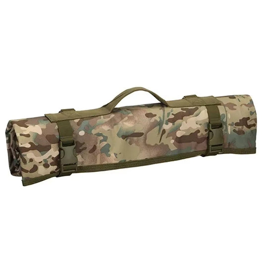 Outdoor non-slip shooting mat: double, portable, tactical, multi-use for training/camping.
