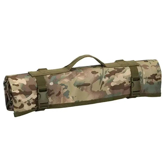 Outdoor non-slip shooting mat camouflage roll-up with carrying handle and buckle straps on Tampa Home & Garden Store