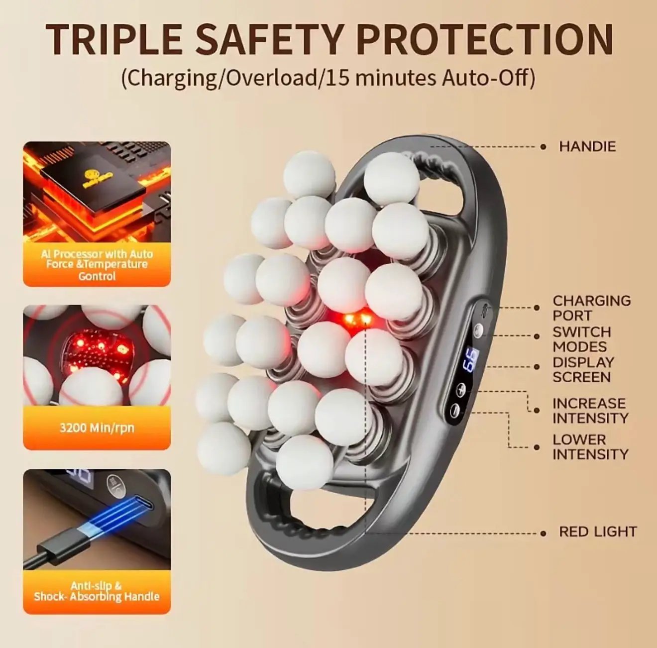 BodyRelief Percussion Massager - Tampa Home & Garden Store