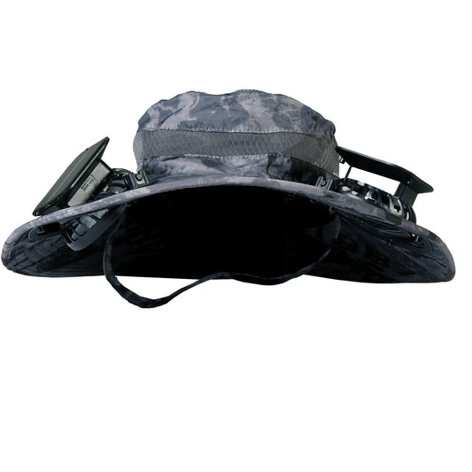 GemGear outdoor wide brim sun hat with 2 rechargeable solar fans, 3 wind speeds, UPF50+, mesh on Tampa Home & Garden Store