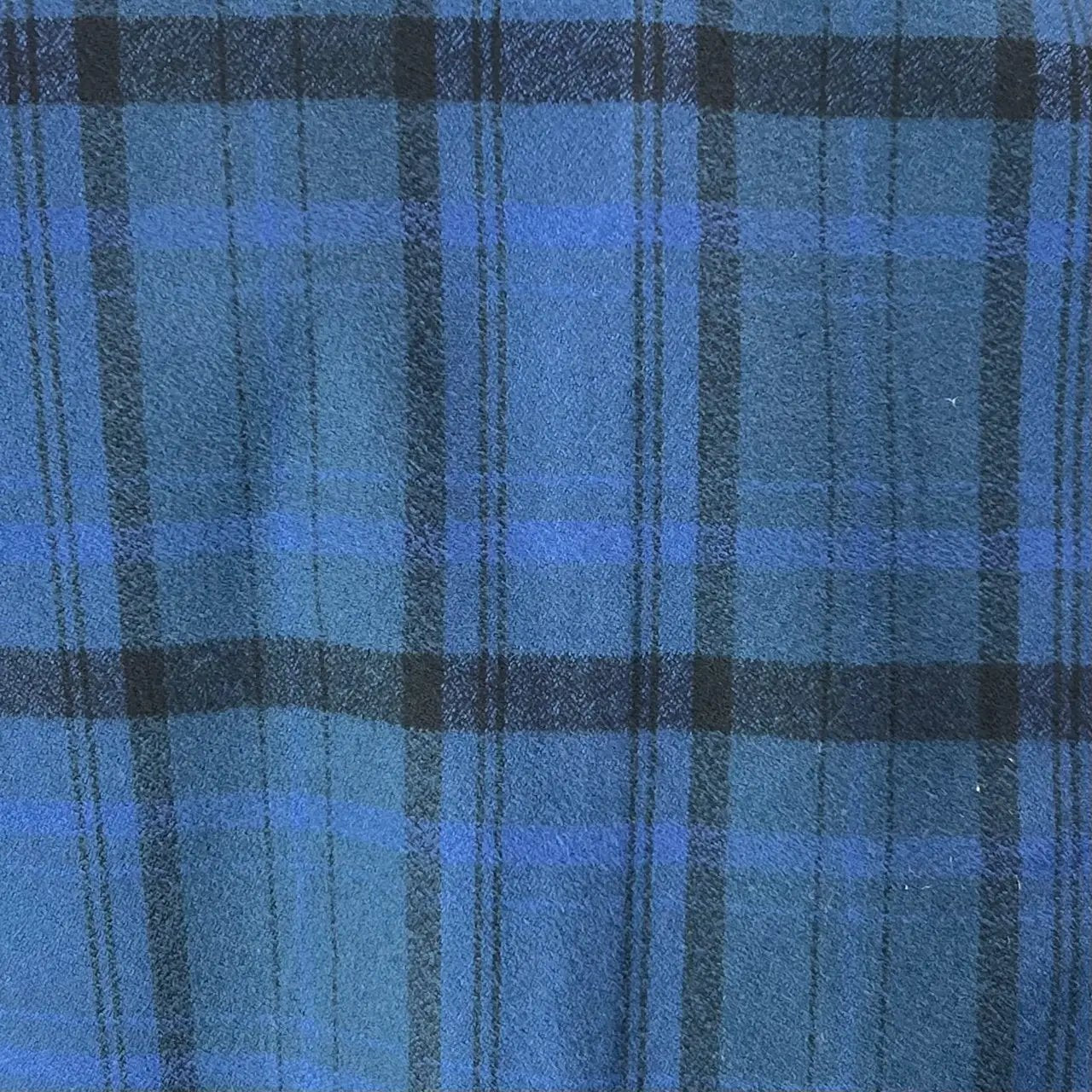 Navy blue and black plaid infinity scarf by Thistle & Stitch on Tampa Home & Garden Store