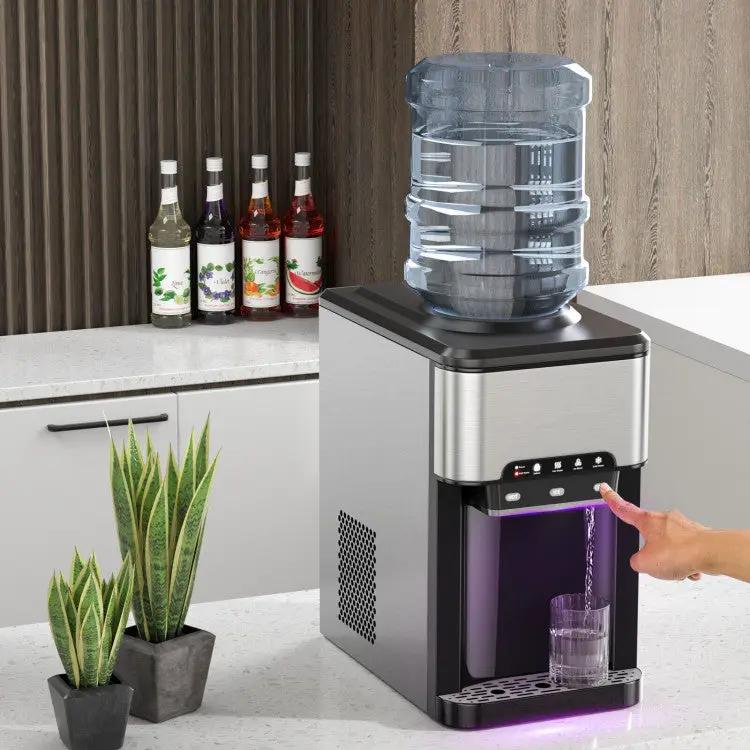 3-in-1 Water Cooler Dispenser with Ice Maker & Temp Settings - Tampa Home & Garden Store