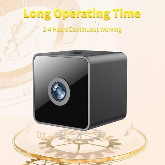 Compact Wireless Security Camera | 1080P HD Video & Night Vision | Indoor Monitoring for Enhanced Safety