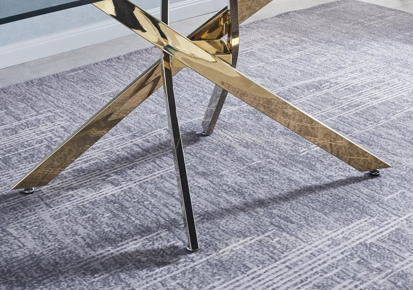 Modern Glass Table for Dining Room and Kitchen