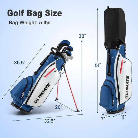 Mens Profile 10-piece golf club set with blue and white bag by DirectDeals on Tampa Home & Garden Store