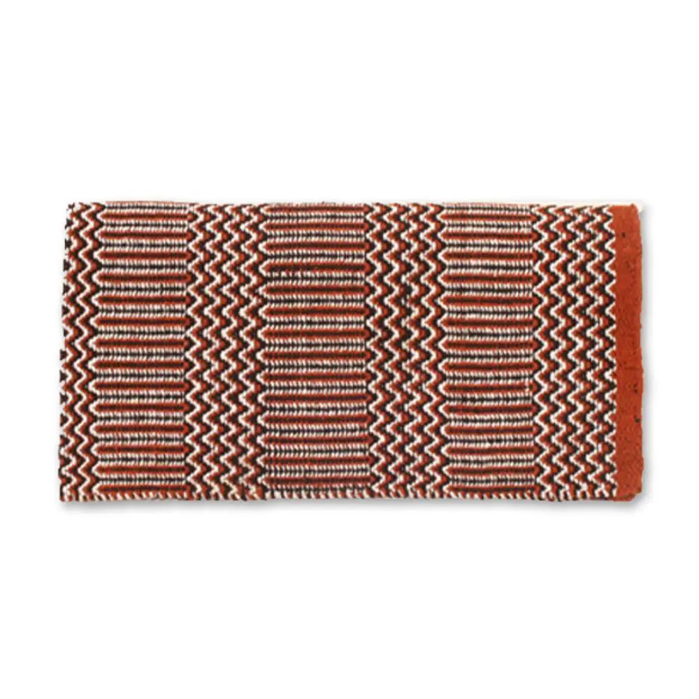 Mayatex Rust and Black Double Weave Saddle Blanket 32x64 acrylic blend on Tampa Home & Garden Store
