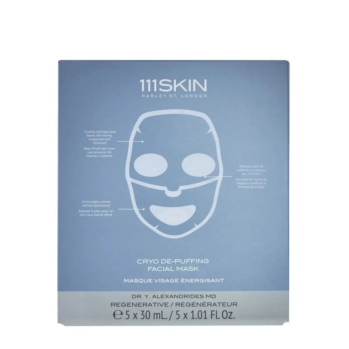 111SKIN Cryo De-Puffing Facial Mask Set Box
