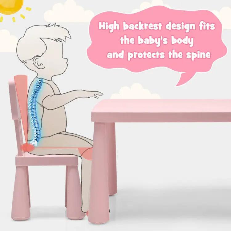 2-in-1 kids furniture set pink play table with chairs for toddlers on Tampa Home & Garden Store