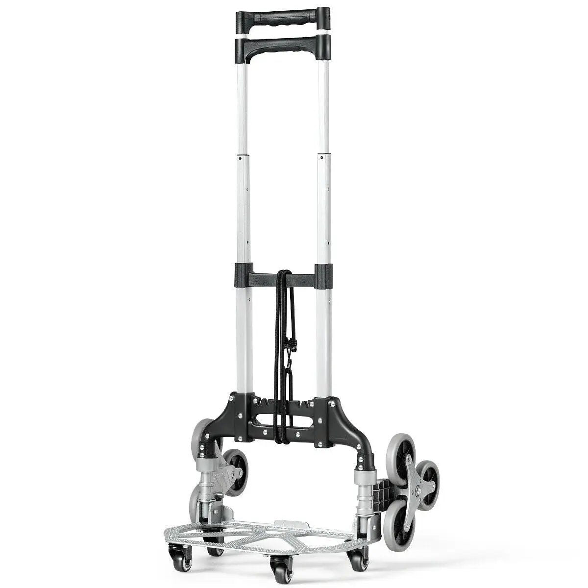 Portable Folding Stair Climbing Hand Truck by DirectDeals with aluminum rails and wheels on Tampa Home & Garden Store