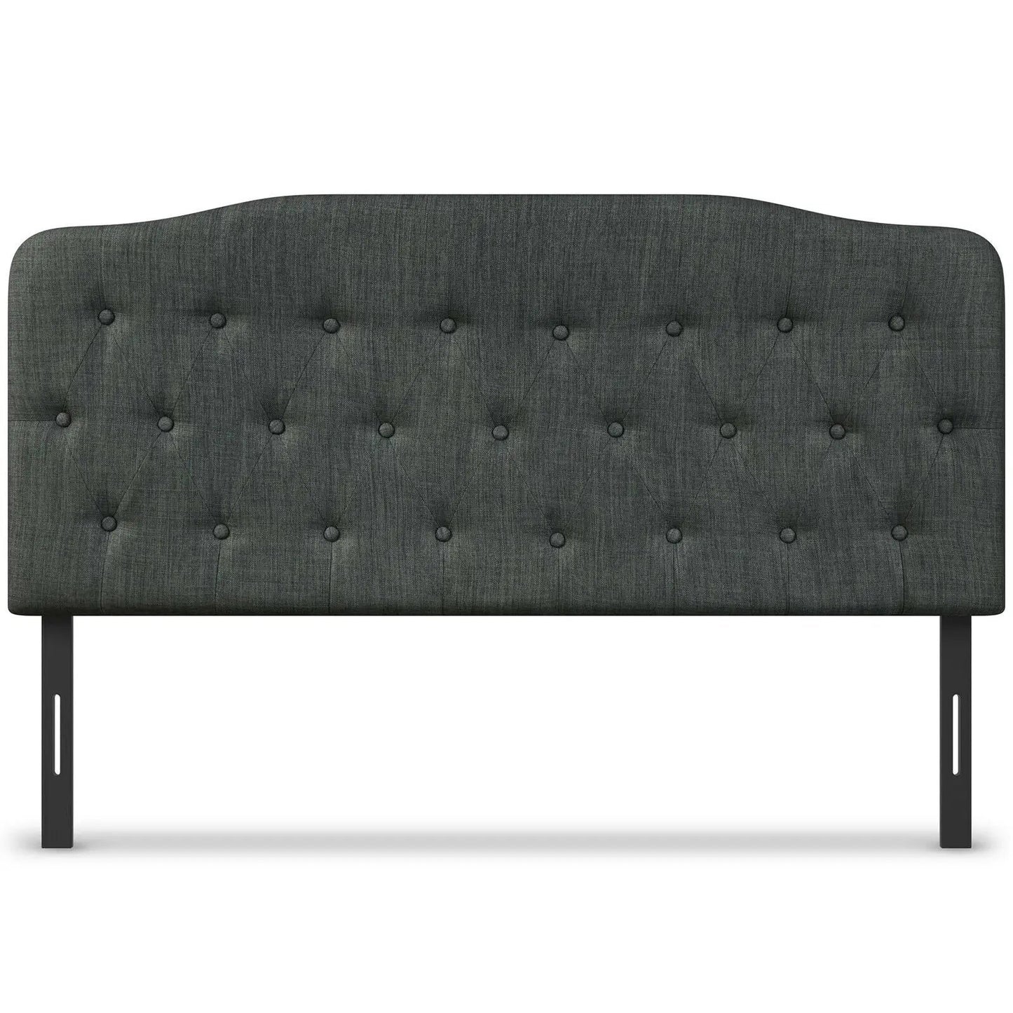 Queen Upholstered Headboard with Adjustable Heights-Light Gray - Tampa Home & Garden Store
