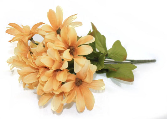 12.5 Inch Daisy Bush with 6 Yellow Daisies, artificial flowers, The Country Christmas Loft on Tampa Home & Garden Store