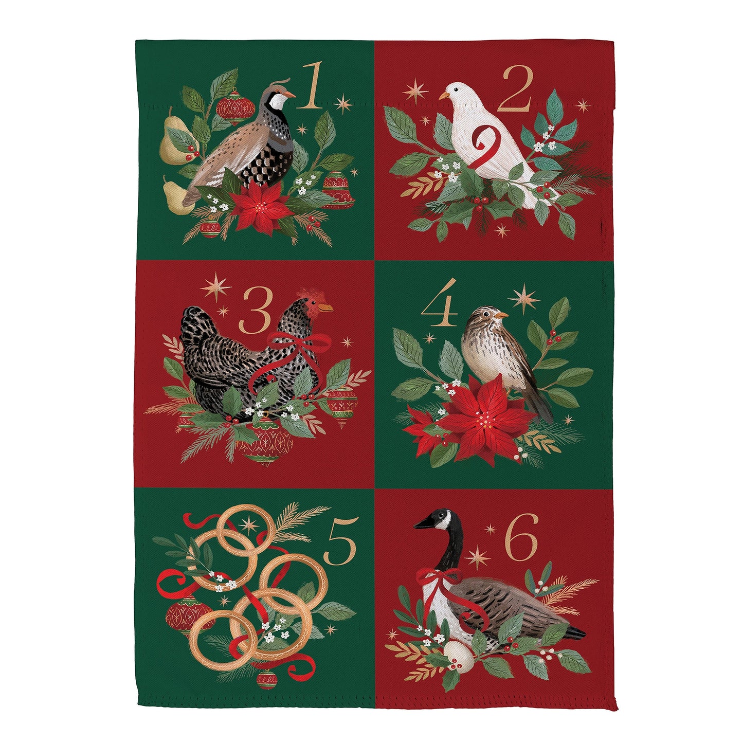 12 Days of Christmas Suede Garden Flag - Tampa Home & Garden Store
