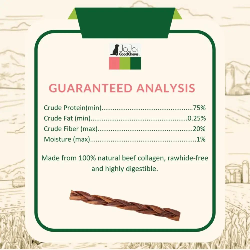 Braided collagen stick dog treats for joint health beef collagen chew American Pet Supplies on Tampa Home & Garden Store