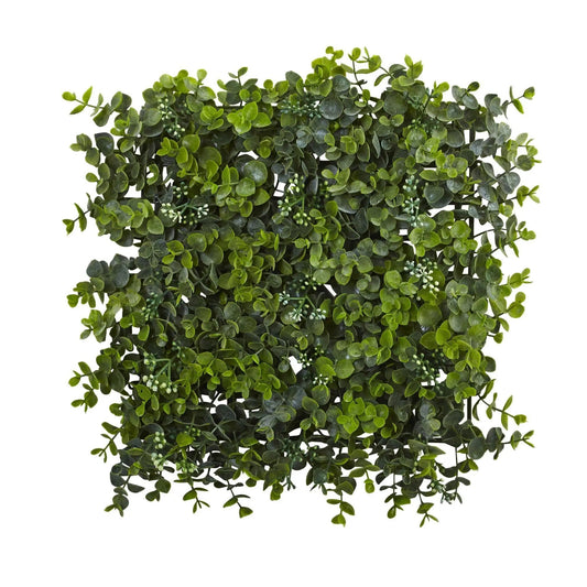 Eucalyptus mats set of 8 interconnecting, 12x12, Nearly Natural artificial greenery on Tampa Home & Garden Store