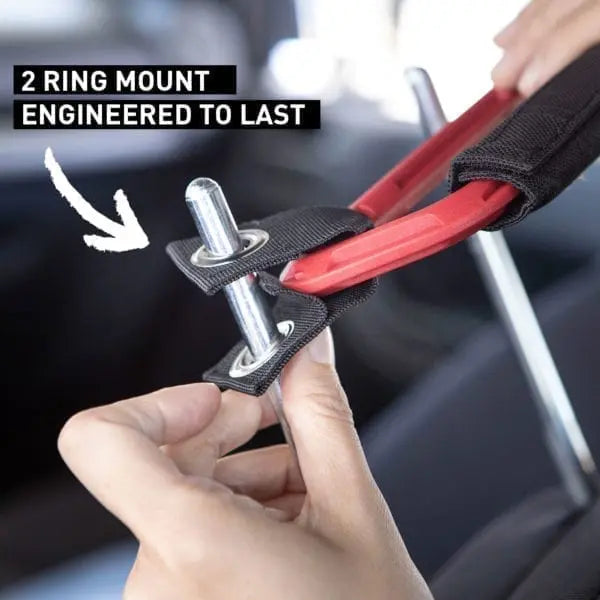 GP BACK GRIP PRO Red X 2 car gear with two ring mounts and metal studs on strap on Tampa Home & Garden Store