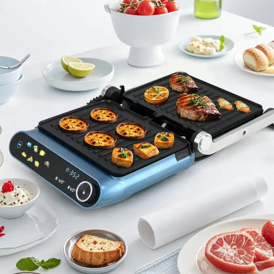 1200W Press Grill with LED Display - Tampa Home & Garden Store