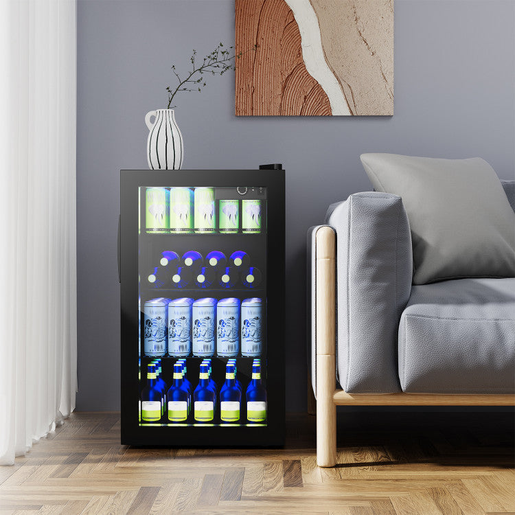 Nevera de bebidas con capacidad para 120 latas