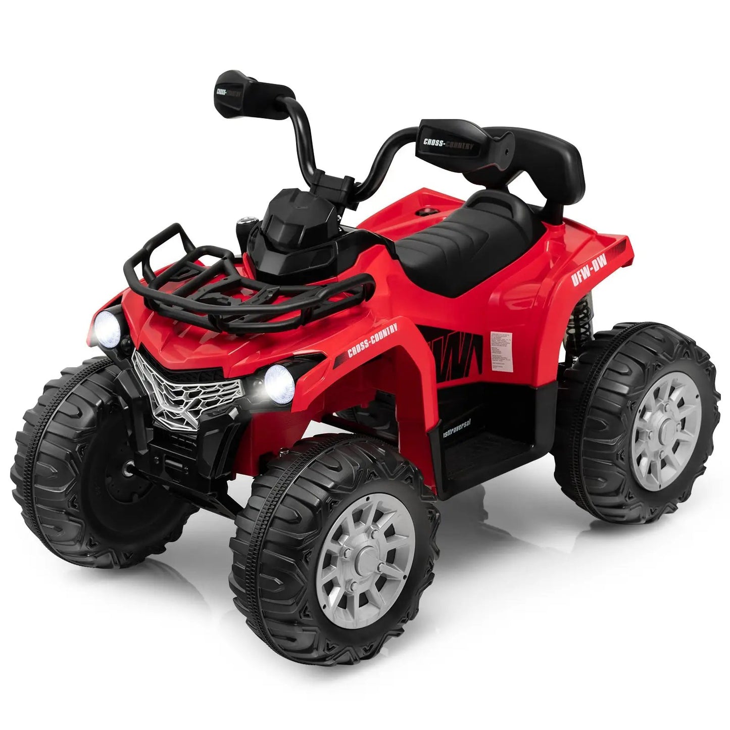 12V Kids Ride On ATV 4 Wheeler with MP3 and Headlights-Blue - Tampa Home & Garden Store