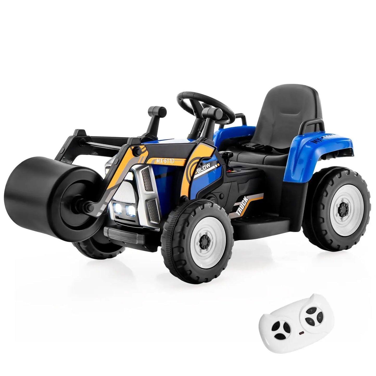12V Kids Ride on Road Roller with Remote Control