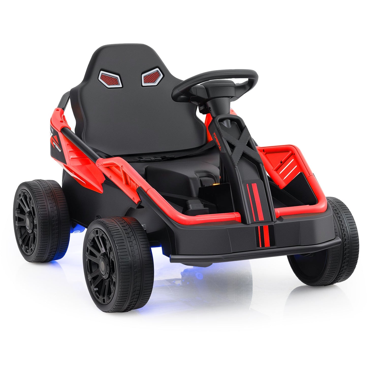 12V Ride on Car Electric UTV with Remote and Music for Big Kids-Green