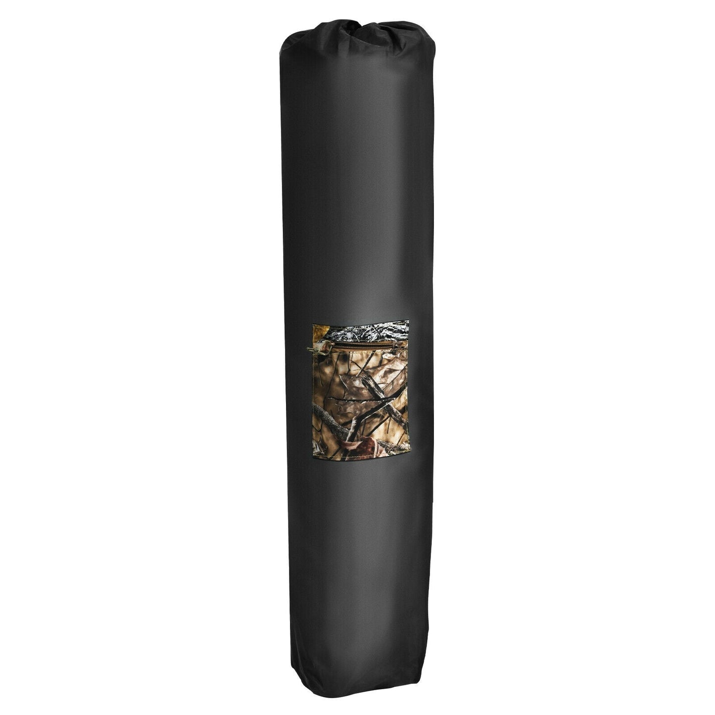 Black bag for GemGear 3-Person pop-up hunting blind with camouflage pocket on Tampa Home & Garden Store