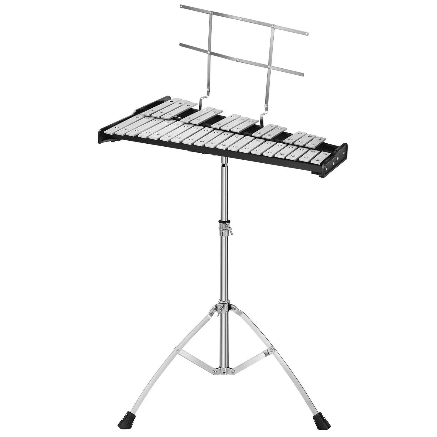 32-note Glockenspiel on adjustable silver stand with tripod base on Tampa Home & Garden Store