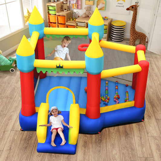 Kid's Inflatable Bouncer with Jumping Area and 480W Blower - Tampa Home & Garden Store