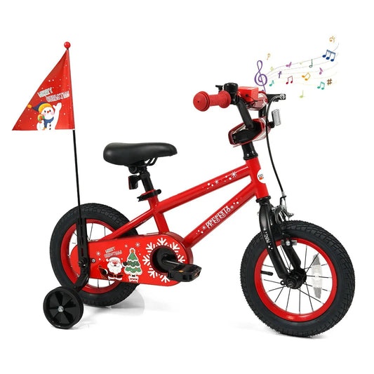 DirectDeals Kids Bike 12-18 Inch red with training wheels on Tampa Home & Garden Store