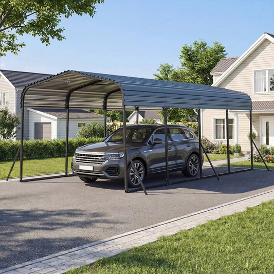 12 by 20 Feet Heavy Duty Carport Shelter Outdoor