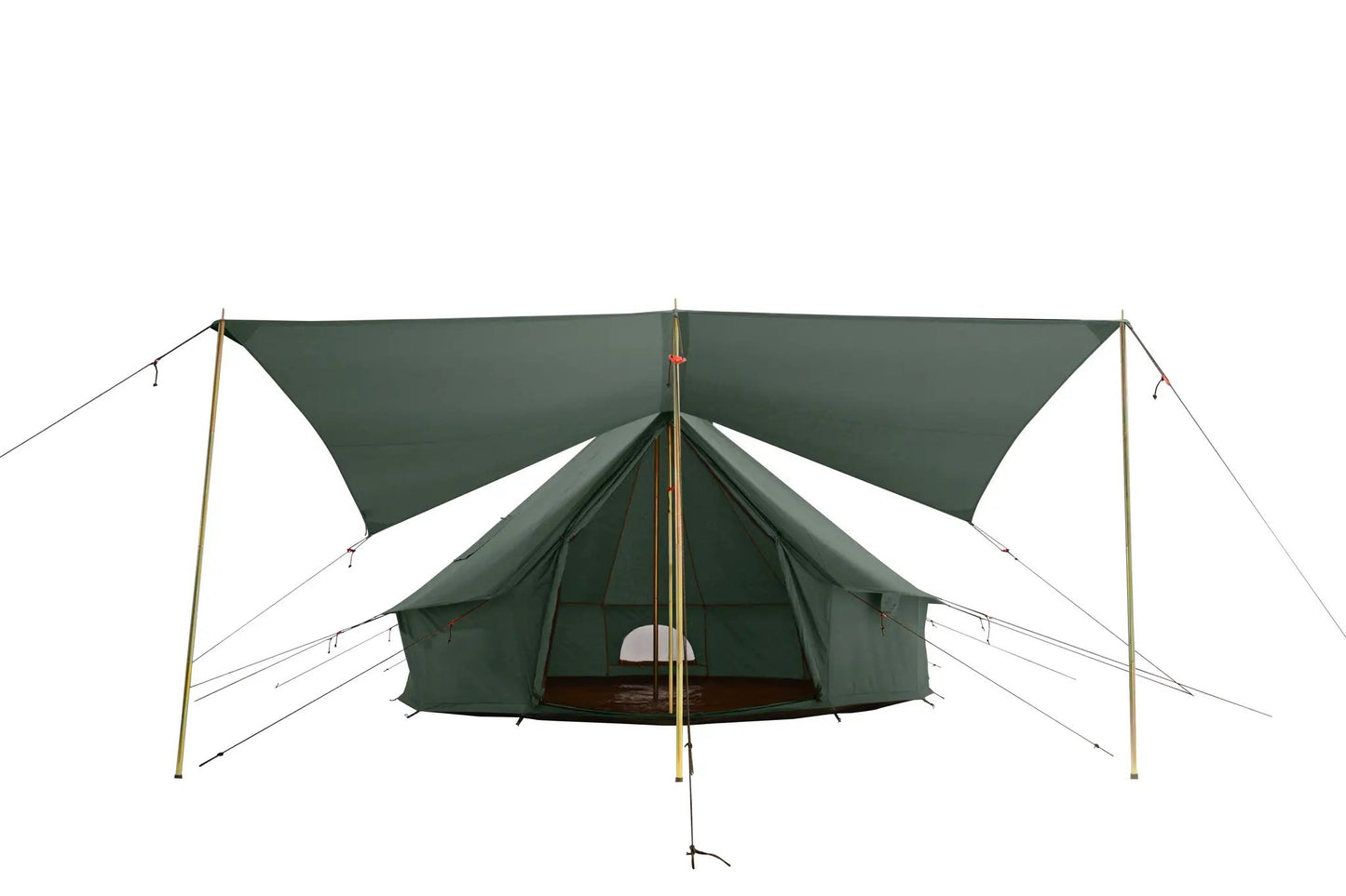 13 Regatta Bell Tent Awning green canopy with central pole by White Duck Outdoors on Tampa Home & Garden Store