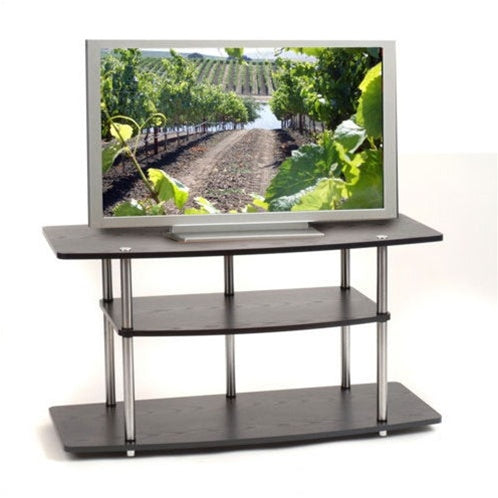 Soporte para TV de pantalla plana de 42 pulgadas negro de Convenience Concepts