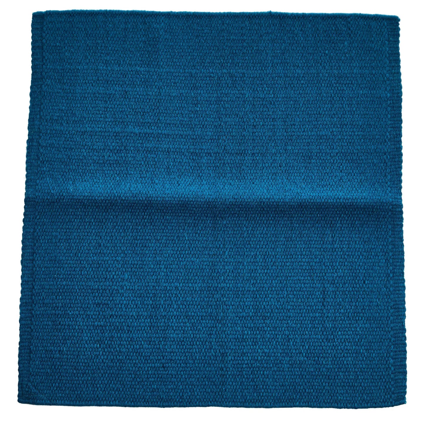 San Juan solid saddle blanket ocean blue 38x34 New Zealand wool Mayatex saddle pad on Tampa Home & Garden Store