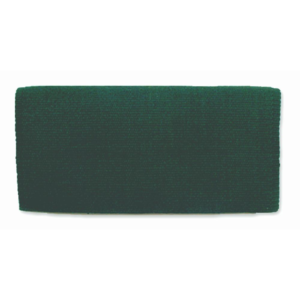 1314-20 San Juan Solid Hunter 36x34 New Zealand Wool Saddle Blanket - Tampa Home & Garden Store