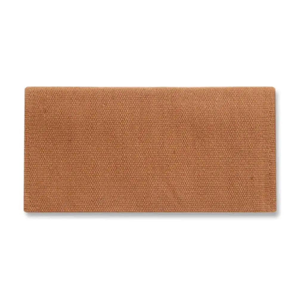 San Juan Solid Fawn Saddle Blanket 36x34 by Mayatex saddle pad 100% New Zealand wool on Tampa Home & Garden Store