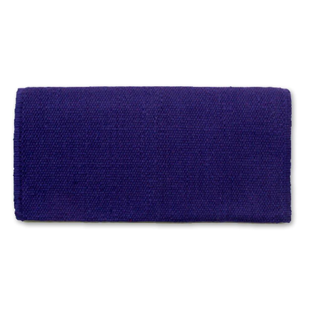 1314-29 San Juan Solid Purple 36x34 New Zealand Wool Saddle Blanket PURPLE - Tampa Home & Garden Store