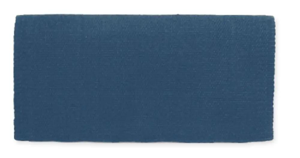 Mayatex San Juan solid navy saddle blanket 36x34 wool on Tampa Home & Garden Store