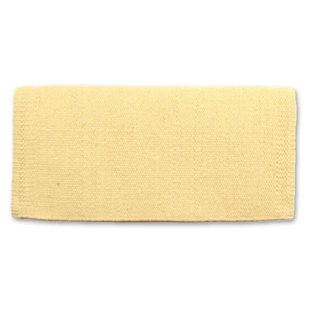 San Juan Solid Saddle Blanket Lemon Ice 36x34 Mayatex saddle pad on Tampa Home & Garden Store