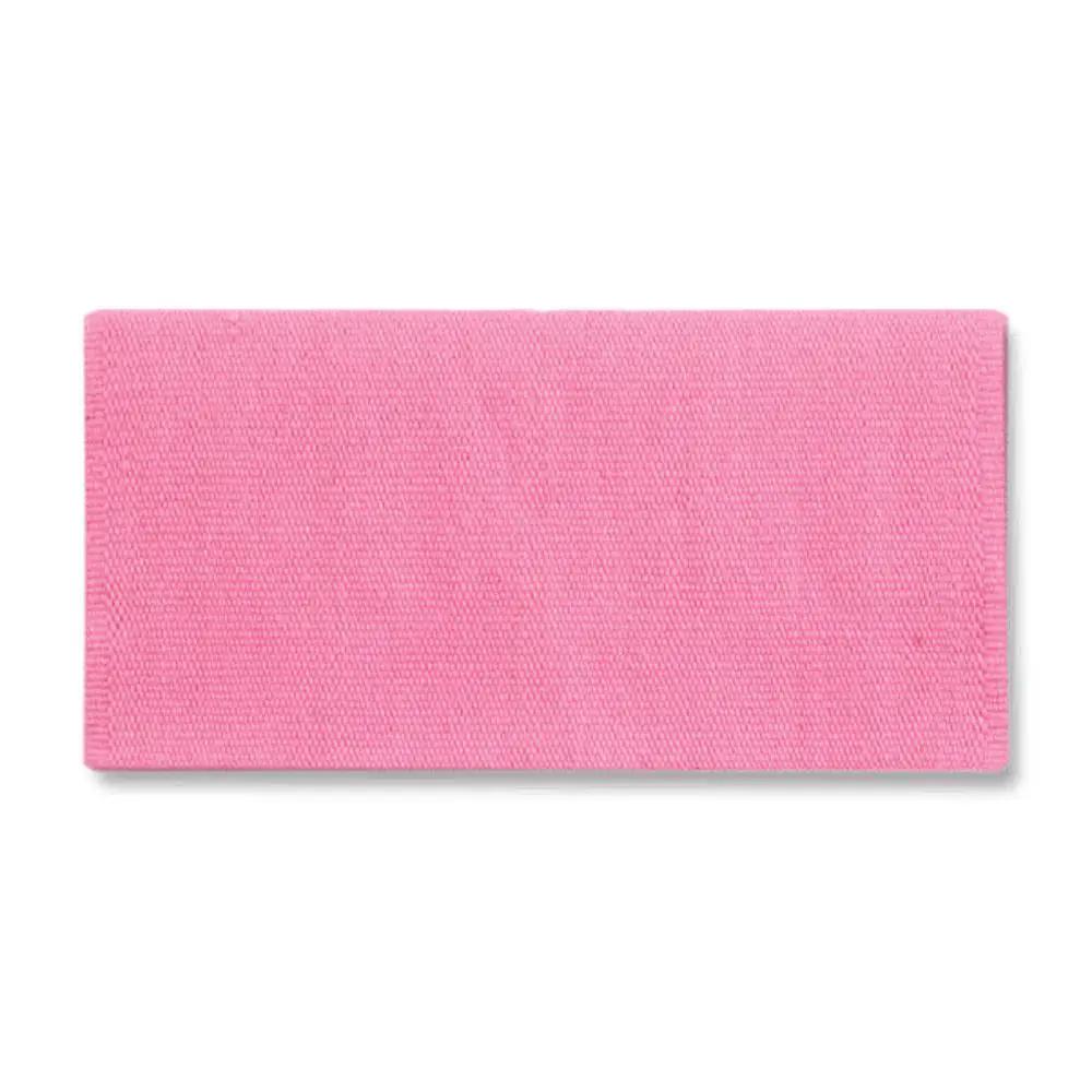 Mayatex San Juan Solid Saddle Blanket Pink 36x34 saddle pads & blankets on Tampa Home & Garden Store