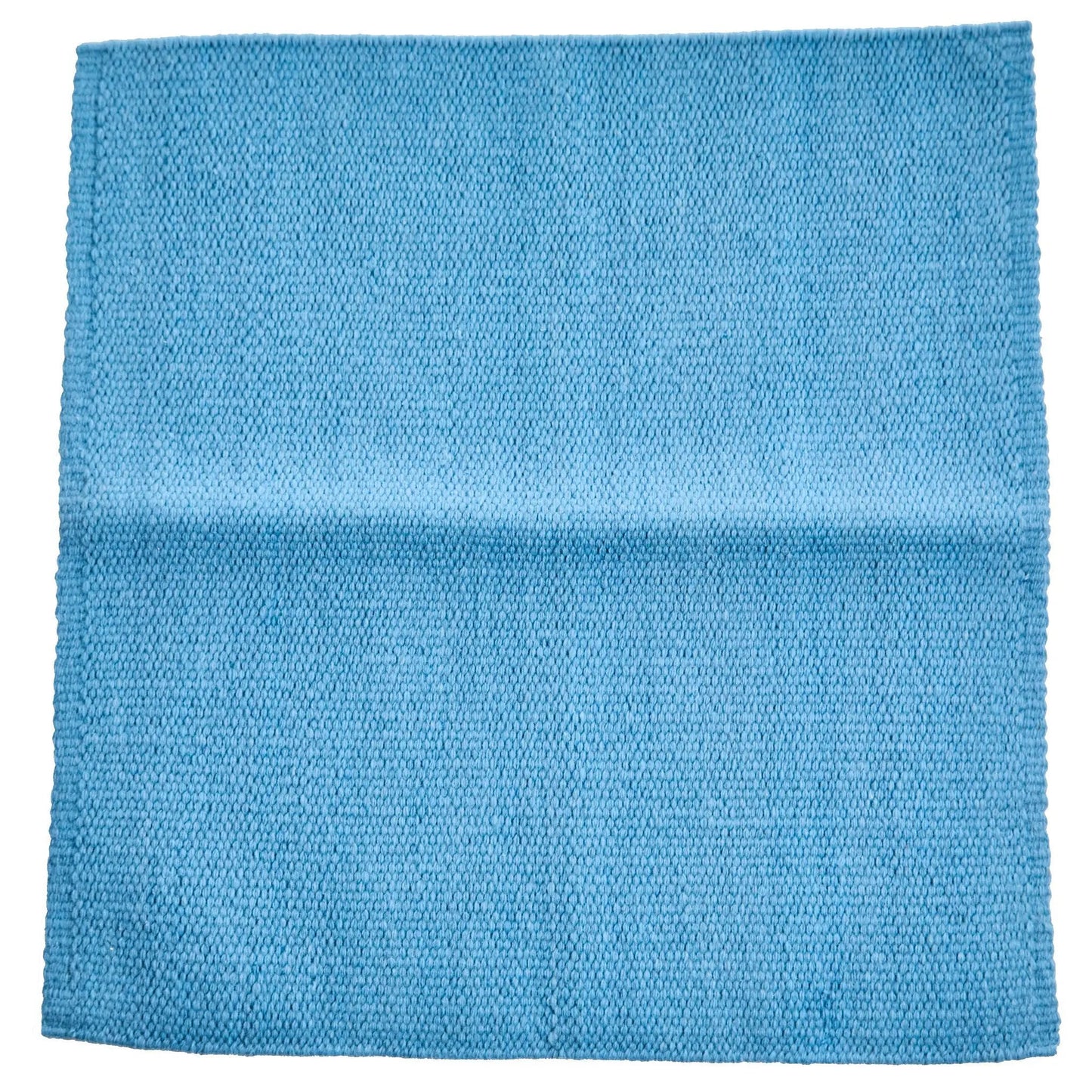 Mayatex San Juan Solid Saddle Blanket Niagara 36x34 wool blue saddle blanket on Tampa Home & Garden Store