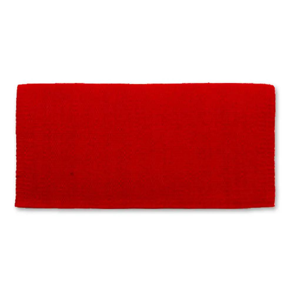 San Juan solid red saddle blanket 38x34 NZ wool by Mayatex on Tampa Home & Garden Store