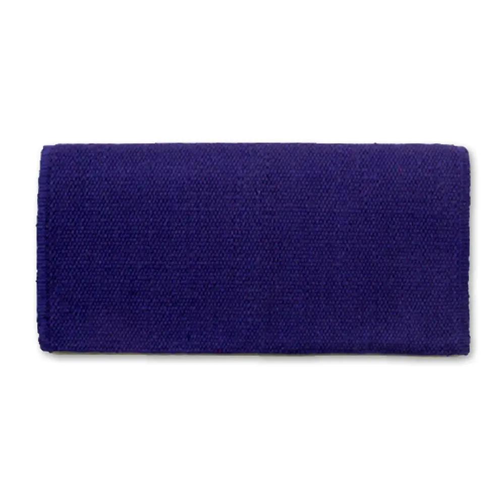 Mayatex San Juan Solid Saddle Blanket Show Purple 38x34 on Tampa Home & Garden Store