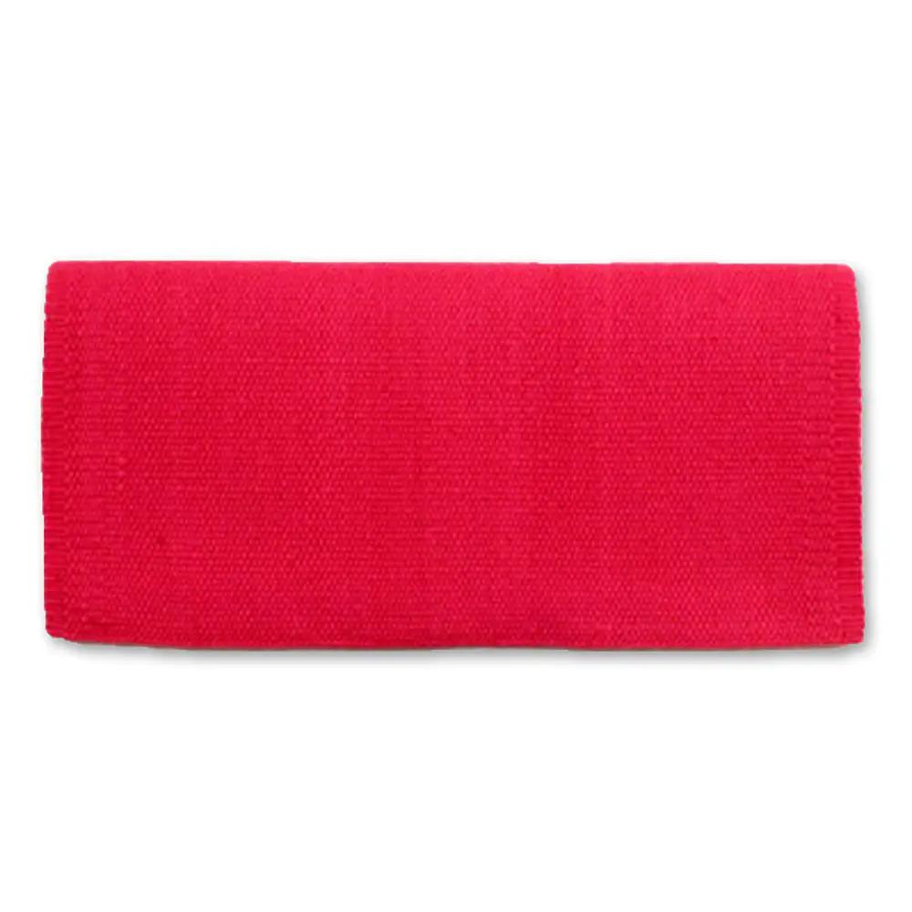 Mayatex San Juan Solid Saddle Blanket Fandango Pink 38x34 saddle blanket on Tampa Home & Garden Store